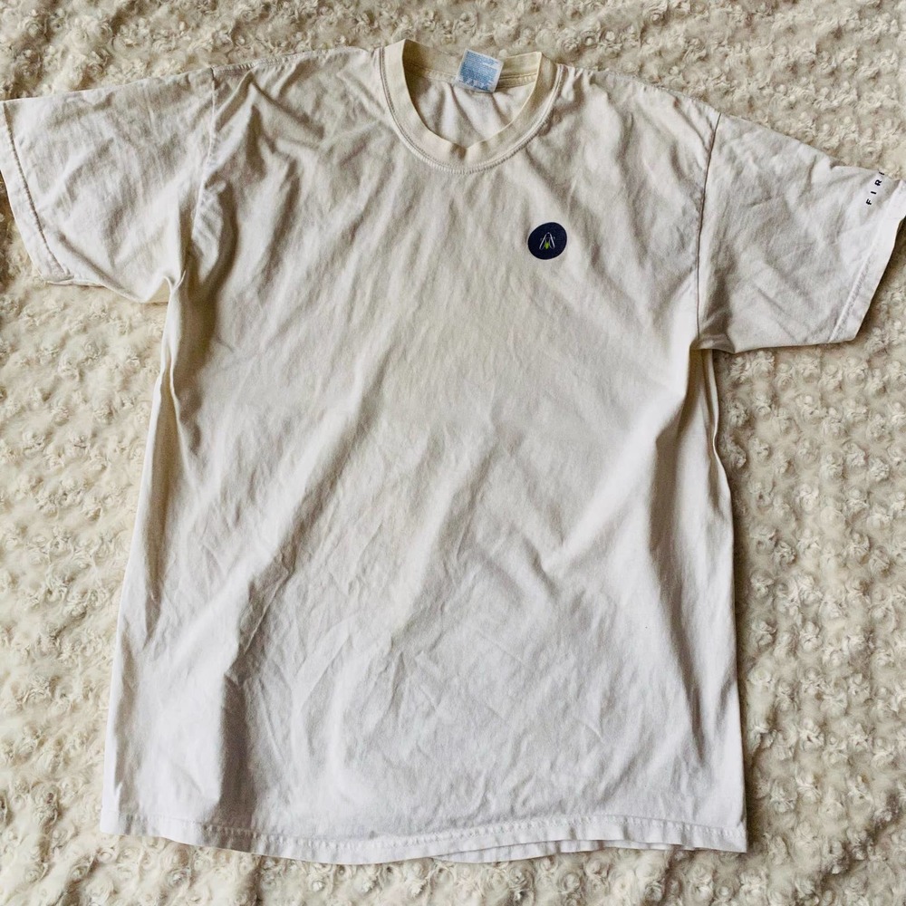 Vintage FIREFLY White Cotton Tee Shirt Size Large